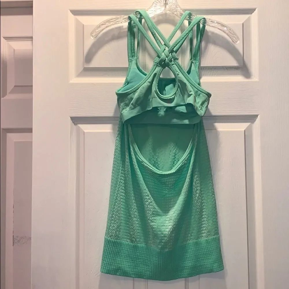 ✨Athleta Lily Pad Green Mind Over Matter Píxel Tank - Picture 6 of 8